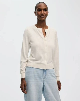 Crew Neck Cardigan