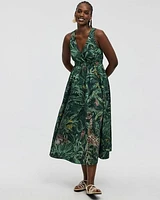 Sleeveless V-Neck Maxi Dress