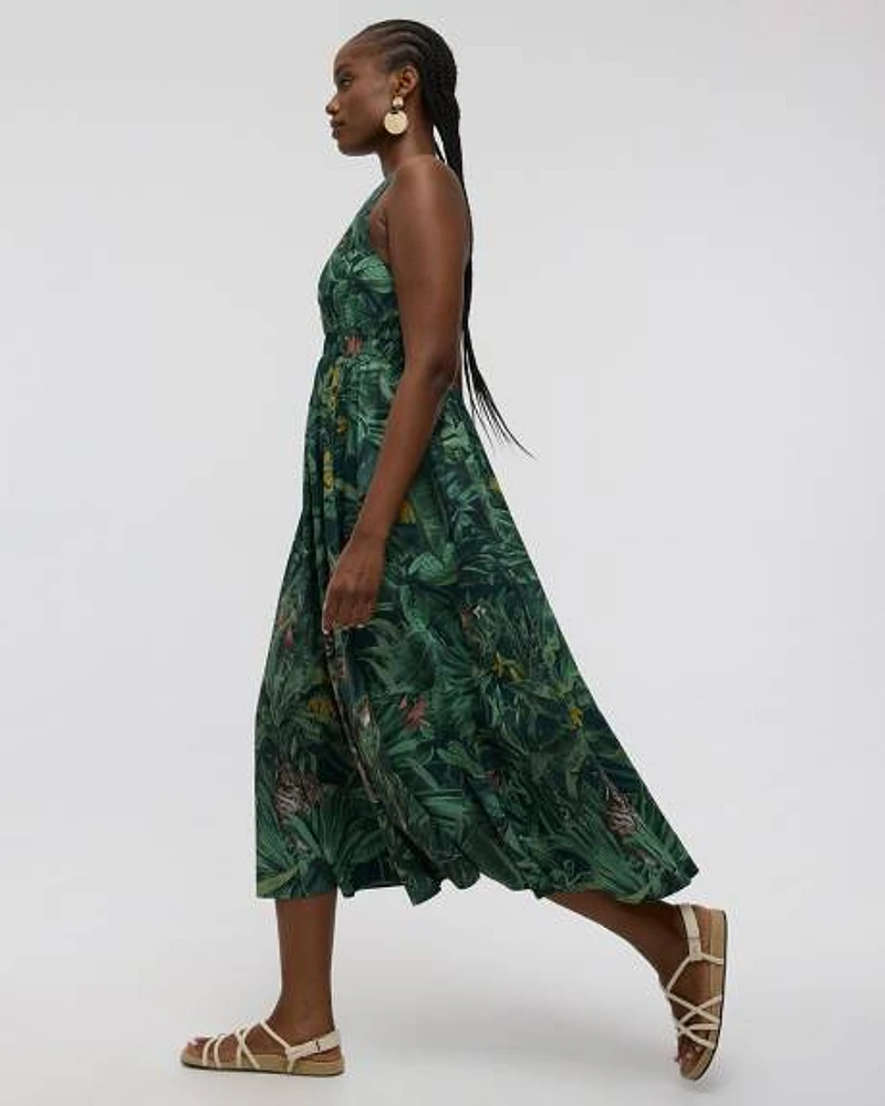 Sleeveless V-Neck Maxi Dress