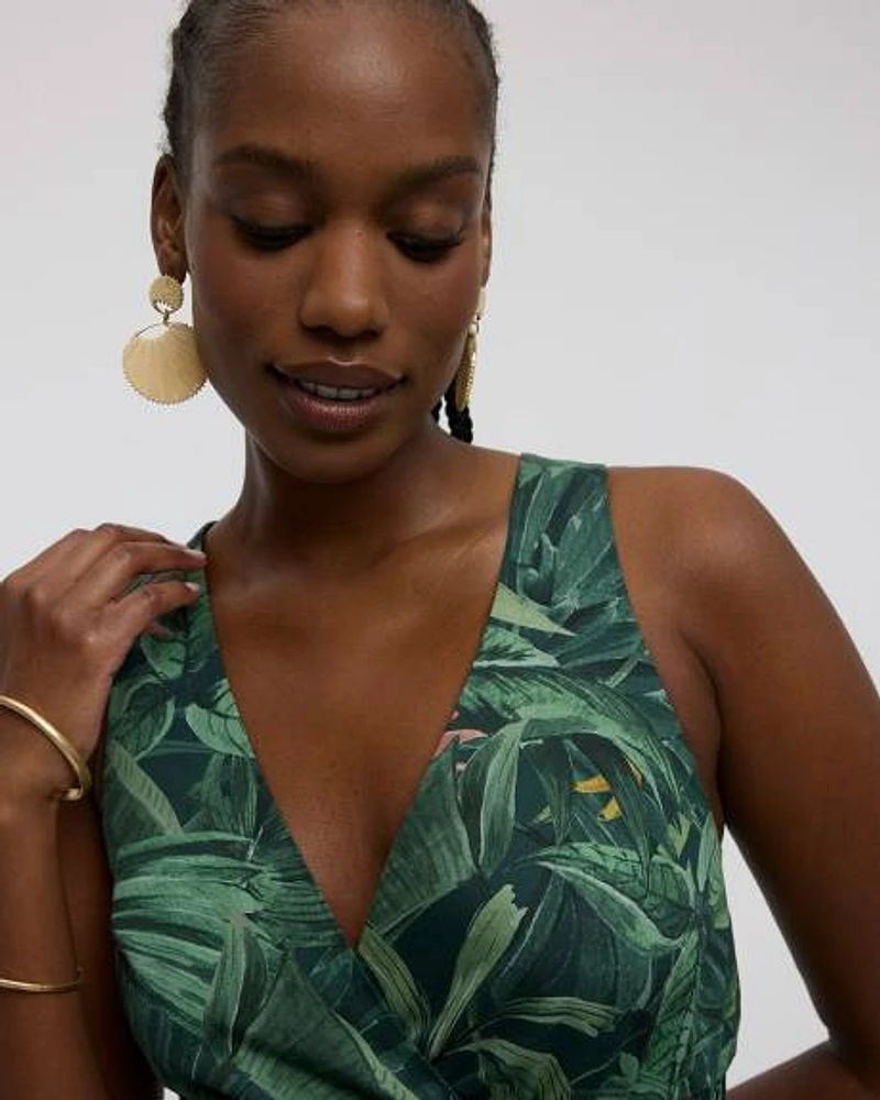 Sleeveless V-Neck Maxi Dress