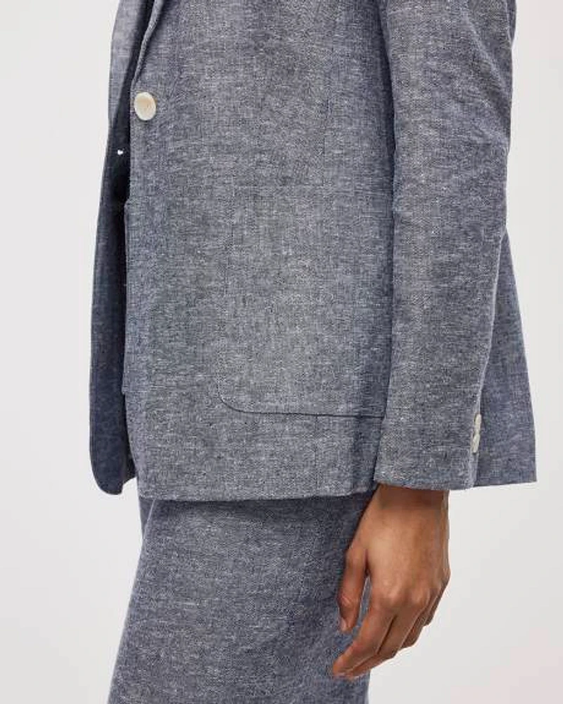 Linen Blend Blazer