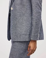 Linen Blend Blazer