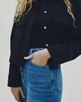 Tapered-Leg High-Rise Jean