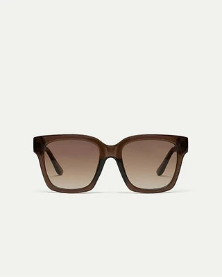 Brown Sunglasses with Square Frame