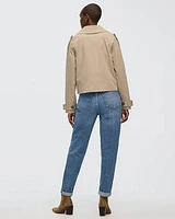 Cropped Trench Coat