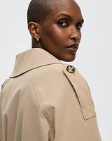 Cropped Trench Coat