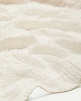 Scarf with Raw Edges