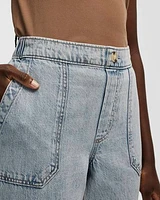 Denim Jogger with Cargo Pockets