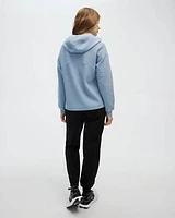 Pull à capuchon en tricot texturé