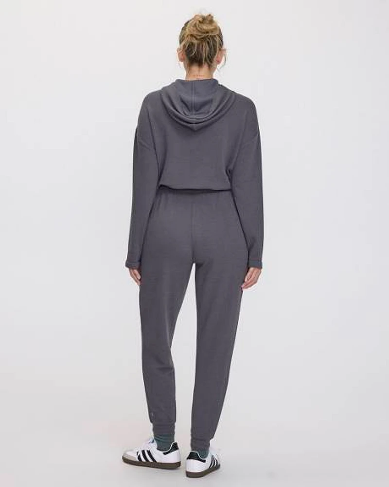 Waffled-Knit Jogger