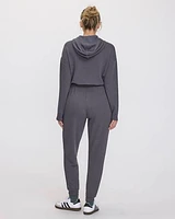 Waffled-Knit Jogger