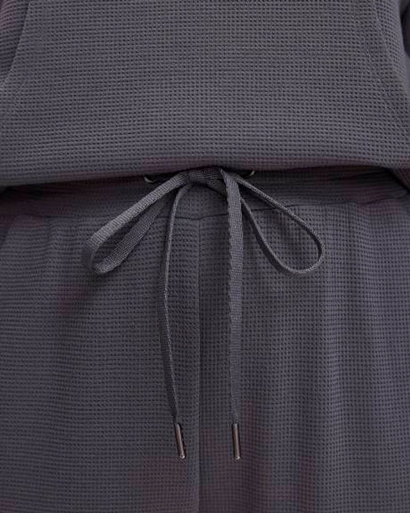 Waffled-Knit Jogger