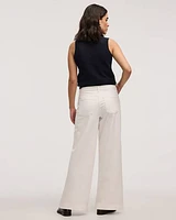 Wide-Leg High-Rise Jean