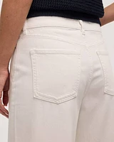 Wide-Leg High-Rise Jean