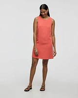 Robe droite sans manches