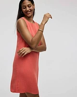 Robe droite sans manches