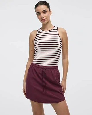 Jupe-short avec taille élastique