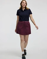 Skort with Elastic Waistband