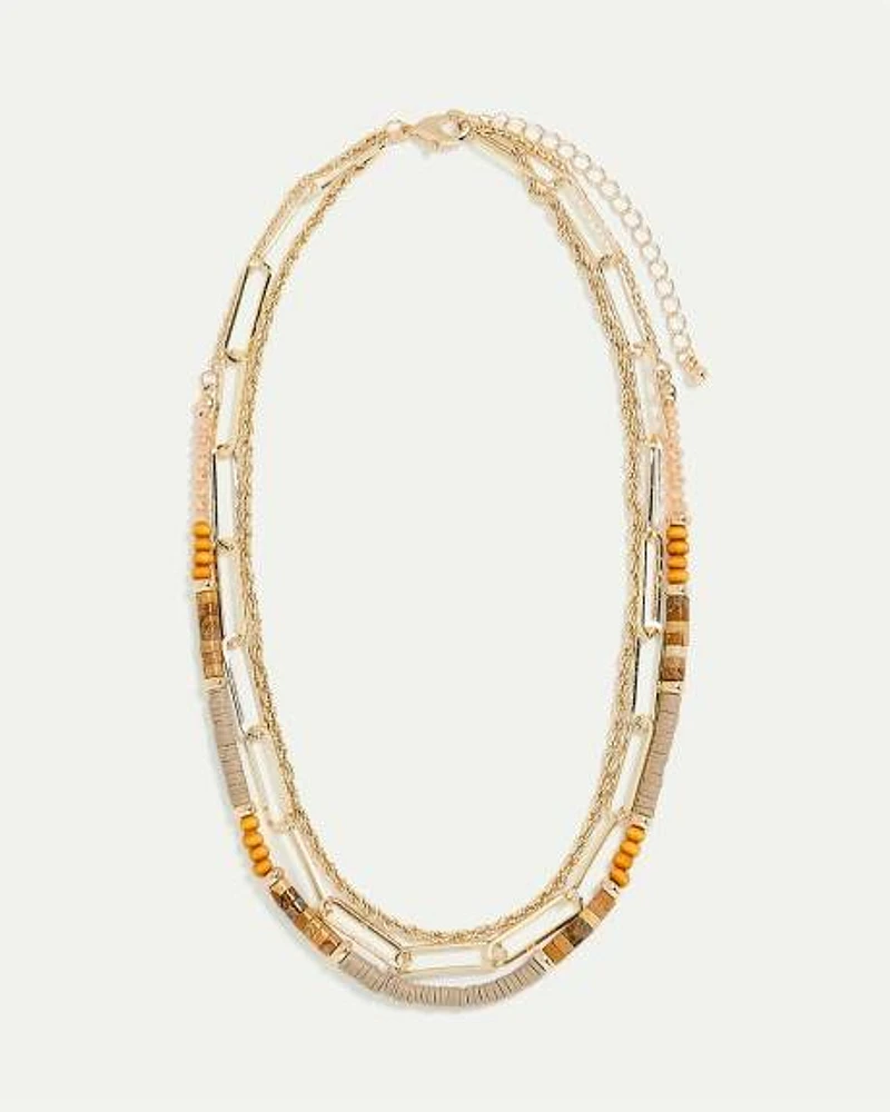 Collier court à chaînes multiples