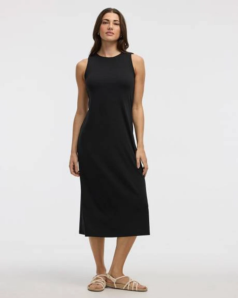 Sleeveless Column Midi Dress