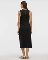 Sleeveless Column Midi Dress