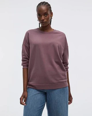 Long-Sleeve Crew-Neck Sweatshirt