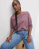 Long-Sleeve Crew-Neck Sweatshirt