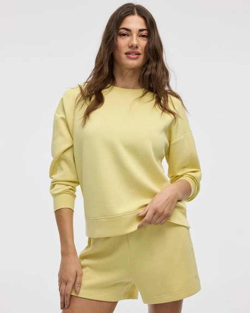 Crew-Neck Scuba Sweatshirt