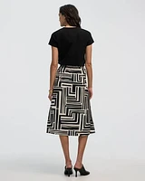 Midi Skirt with Side Slits