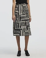 Midi Skirt with Side Slits