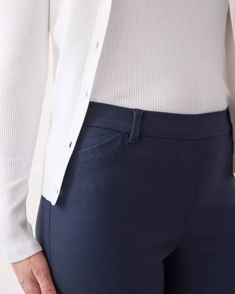 Straight-Leg High-Rise Pant