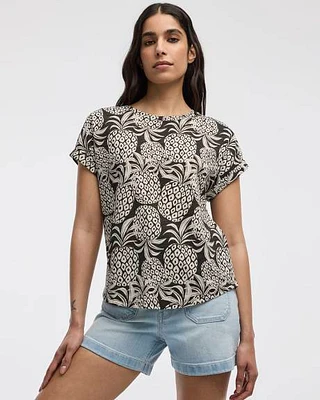 T-shirt à manches courtes et col rond