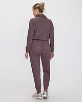 Velvet Ottoman-Knit Jogger