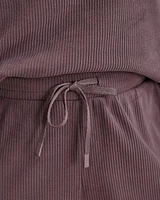 Velvet Ottoman-Knit Jogger