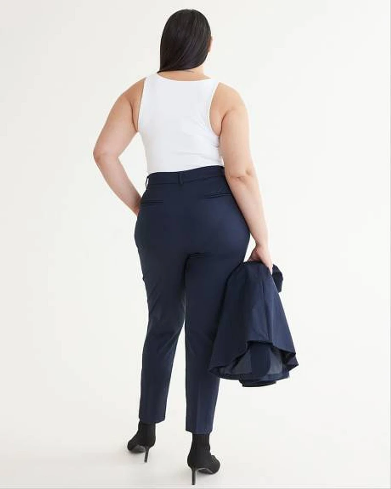 Slim-Leg High-Rise Pant