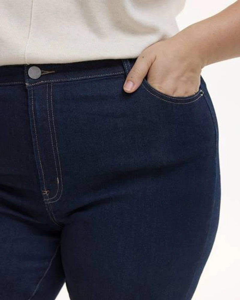 Boot-Leg Mid-Rise Jean