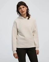 Textured Hooded Pullover