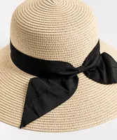 Black Ribbon Paper Hat
