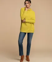 Femme By Design Mock Neck Ottoman Sweater