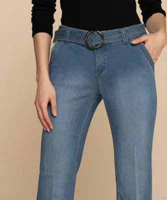 One 5 Belted Jean Trouser