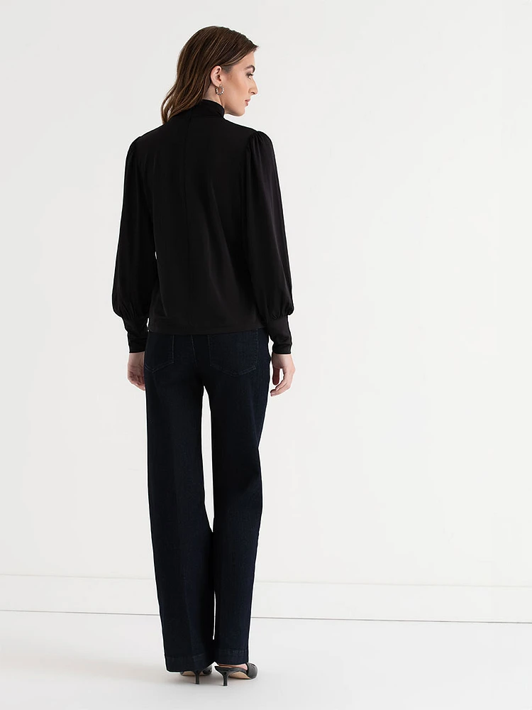 Mock Neck Top