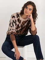 Leopard Print Pullover