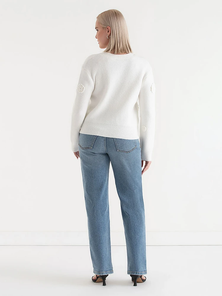 Rosette Cardigan