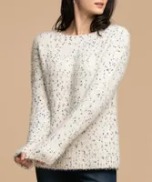 Scoop Neck Confetti Sweater