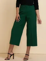 Maxwell Wide-Crop Pant Premium Gabardine