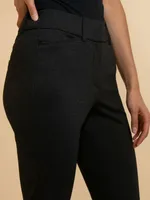 Spencer Straight Pant Patterned Luxe Ponte
