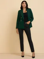 Spencer Straight Pant Patterned Luxe Ponte