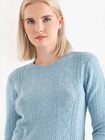 Pointelle Sweater