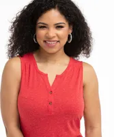 Henley Tank Top