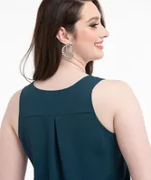 Scoop Neck Tank Blouse